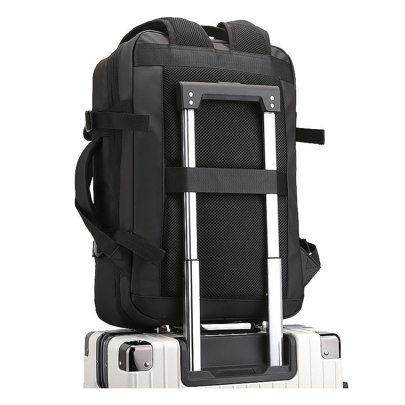 Expandable Business Backpack - Wear-resistant Oxford Cloth 16 Inch Laptop Bag for Travel - Image 4