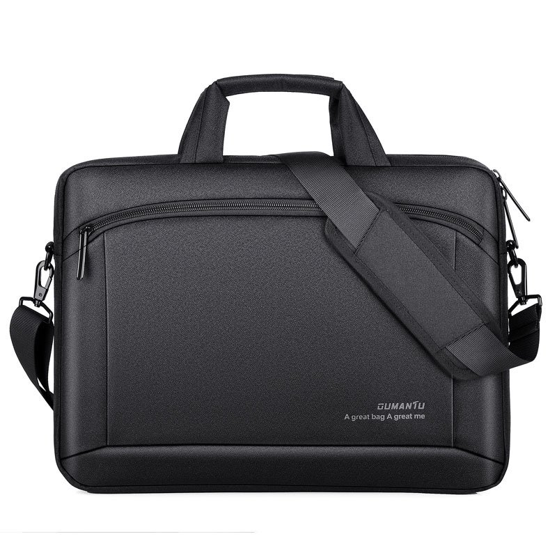 Waterproof Oxford Cloth Laptop Bag - 14 Inch Business Briefcase with Shoulder Strap - Image 5