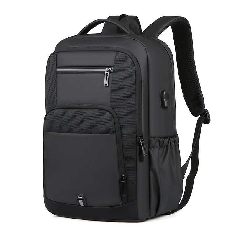 Business Laptop Backpack with Reflective Strip - Waterproof Oxford Cloth 16 Inch Travel Bag - Image 5
